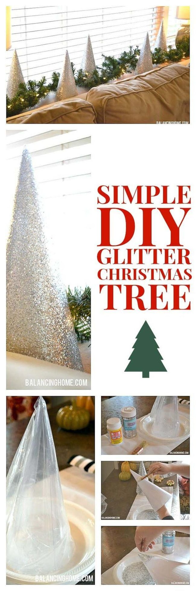 Sparkle Cone Trees Shine