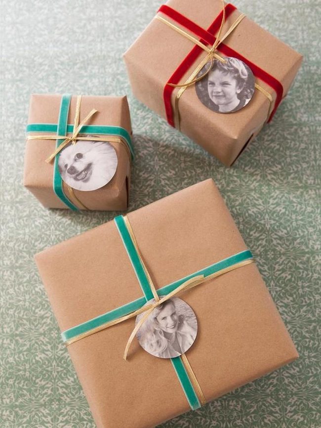 Kraft Paper Jewel Ribbon Memories