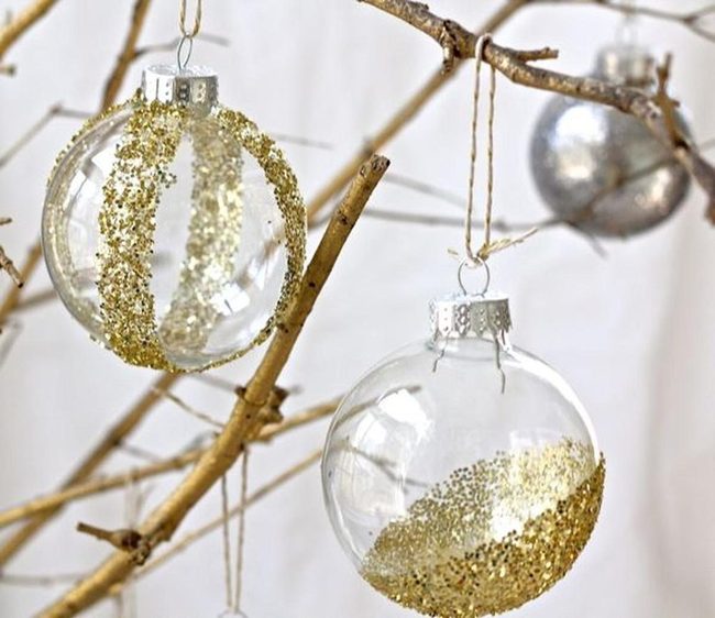 Gilded Glass Branches Sparkle