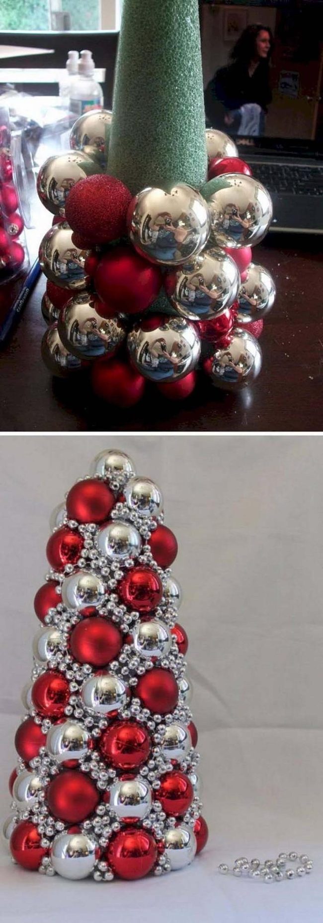 Colorful Ornaments Stacked Cone