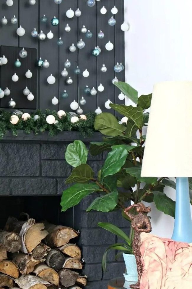 Polished Ornaments And Gray Stone