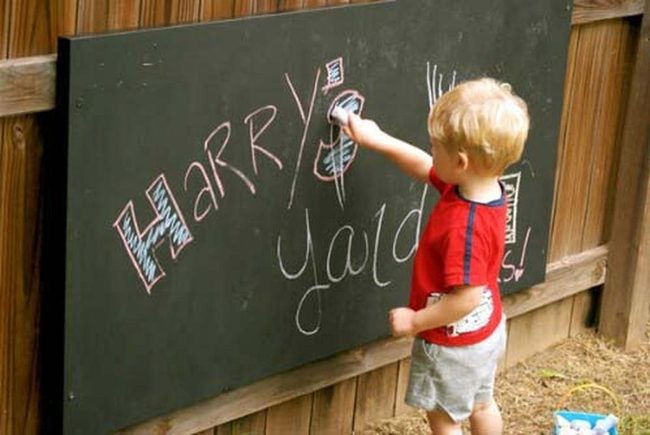 Oversized Chalkboard Canvas Kids Adore