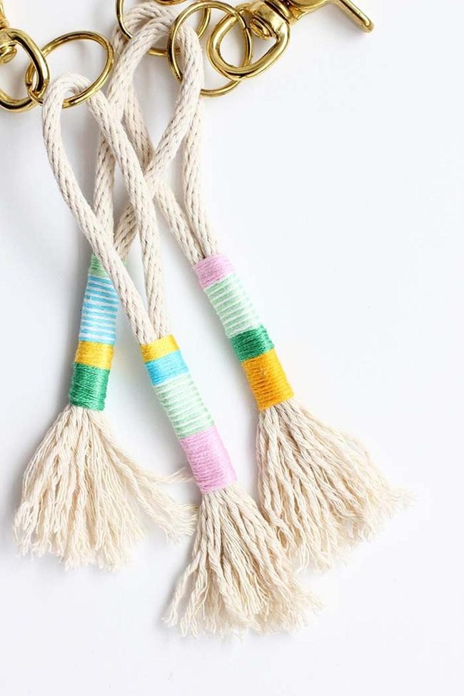 Colorful Tassel Key Finders