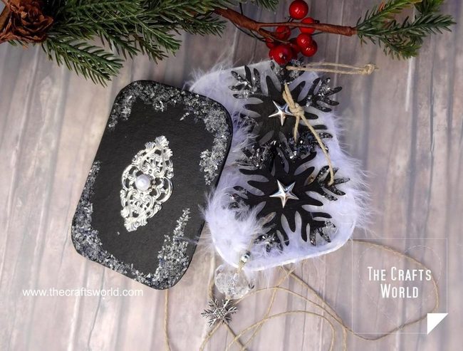 Dark Boxes With Fluffy Snowmen