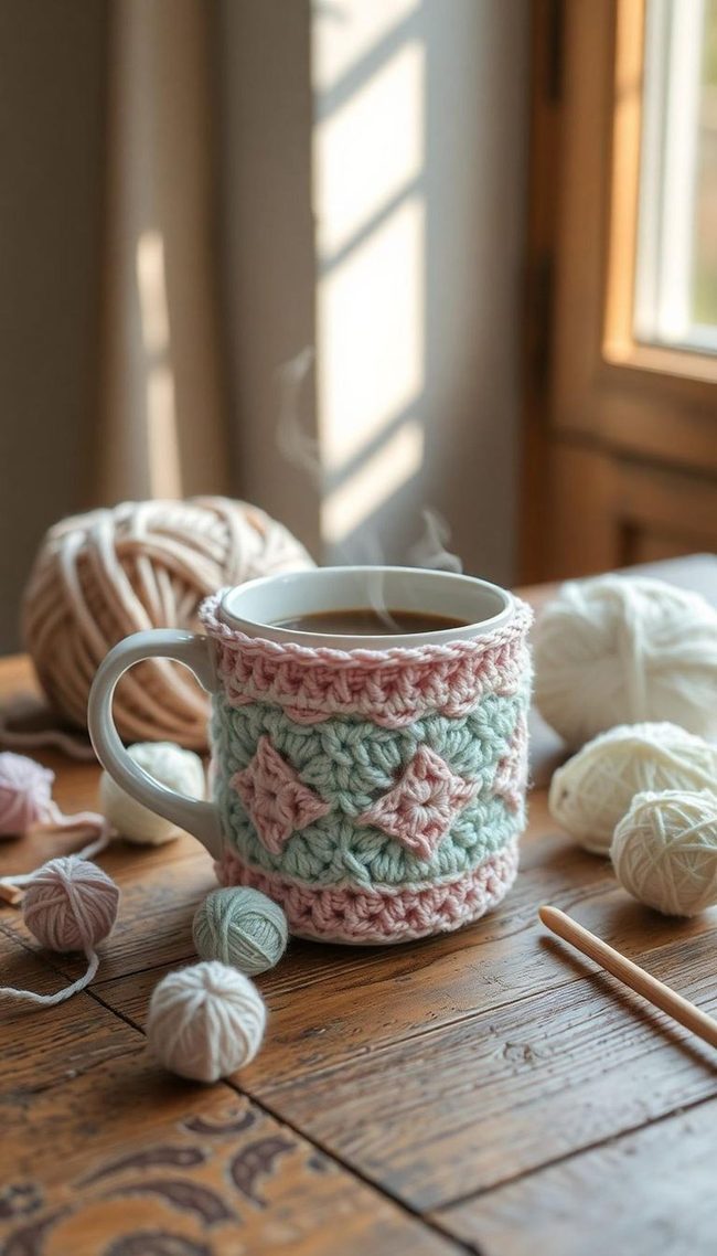 Handmade Yarn Mug Hug