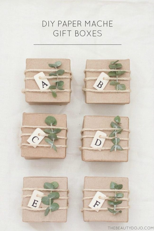 Brown Paper Artisan Gift Boxes