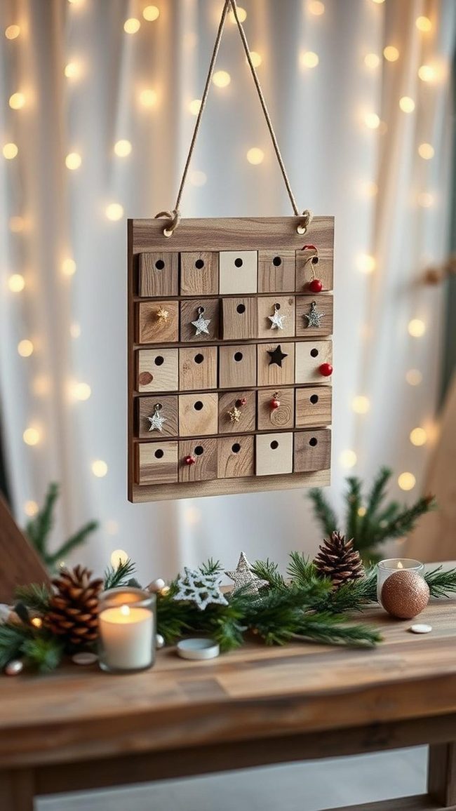 Handcrafted Wood Countdown Boxes