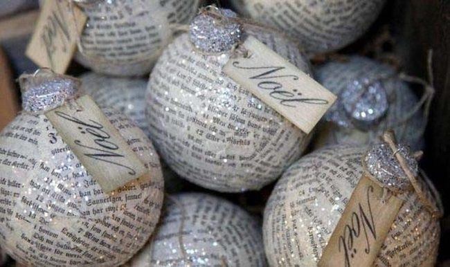 Decoupage Paper Baubles