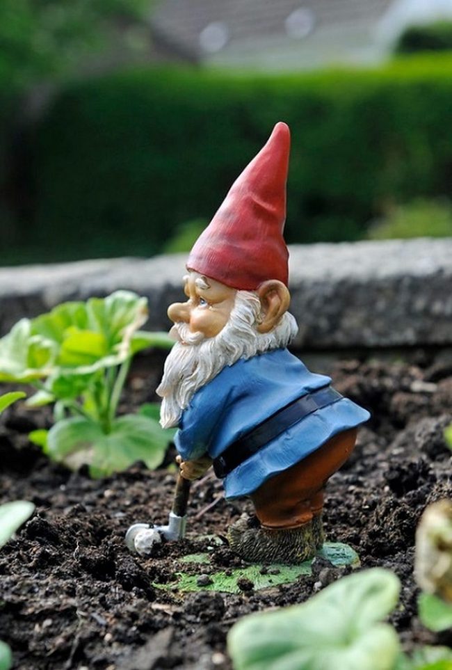 Ceramic Garden Gnome Golfers