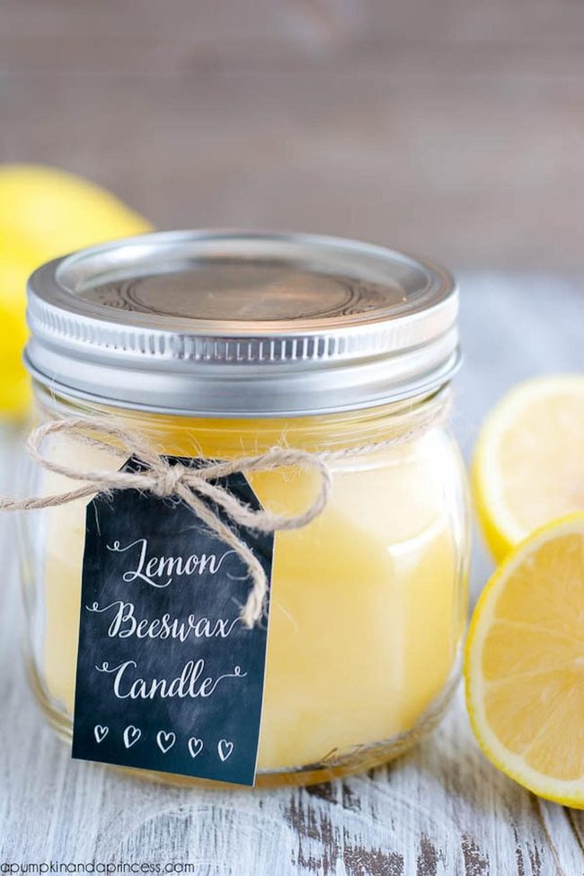 Sunshine Yellow Citrus Candles