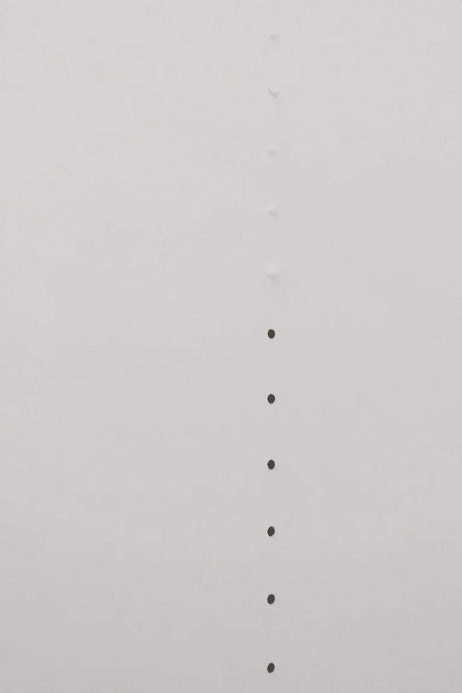 White Holes Covered Metal Hardware