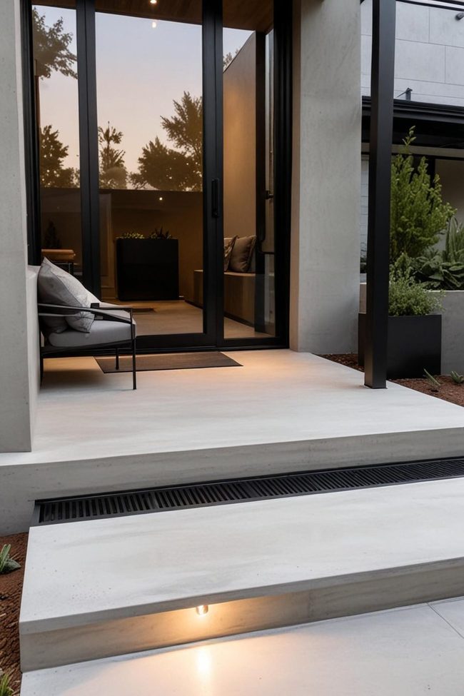 Seamless Concrete with Hidden Drainage