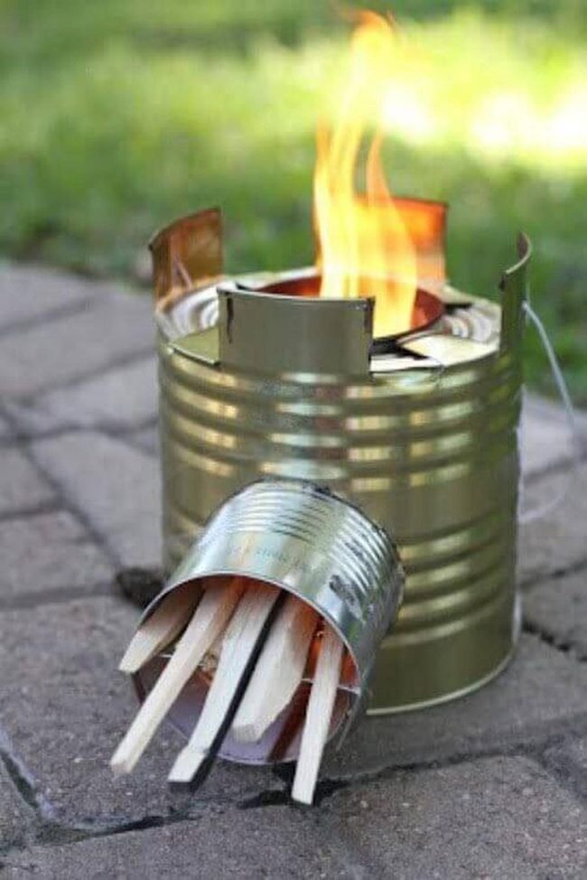 Lightweight Metal Camping Stove