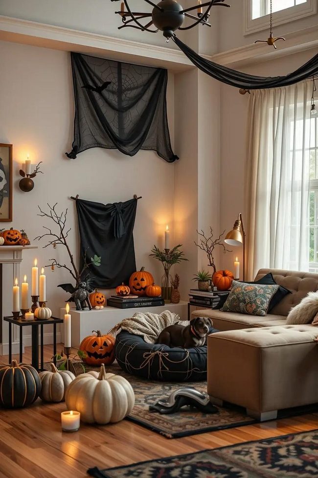 Steady Lantern Halloween with Pets