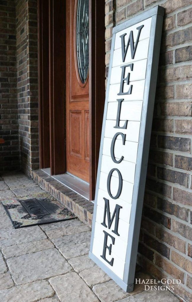Wooden Porch Sign Diy