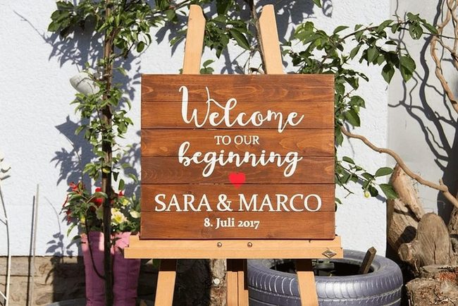 Weathered Wood Welcome Statement