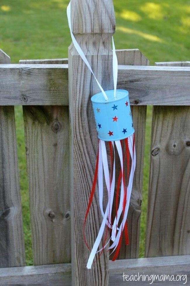 Tin Can Stars And Stripes