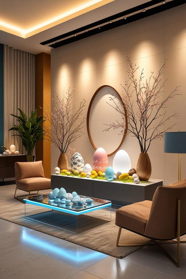 Luminous Easter Eggs Home Display