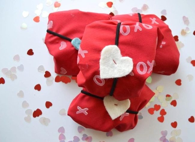Red Xoxo Hearts Kitchen Apron
