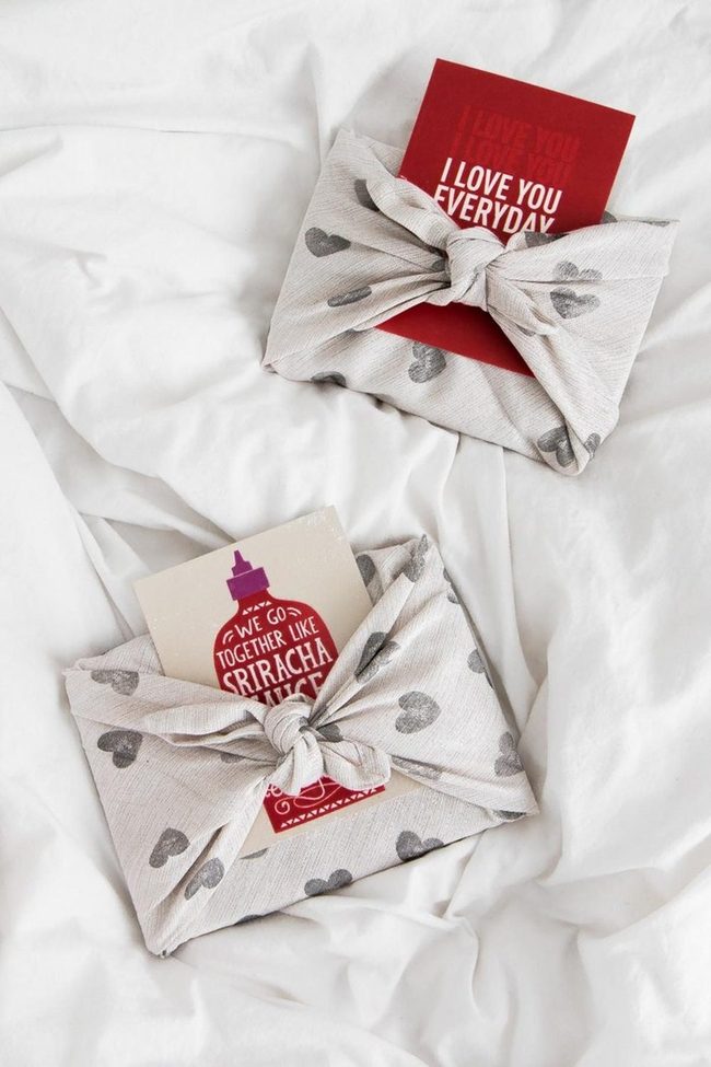 Light Gray Cloth Love Packages