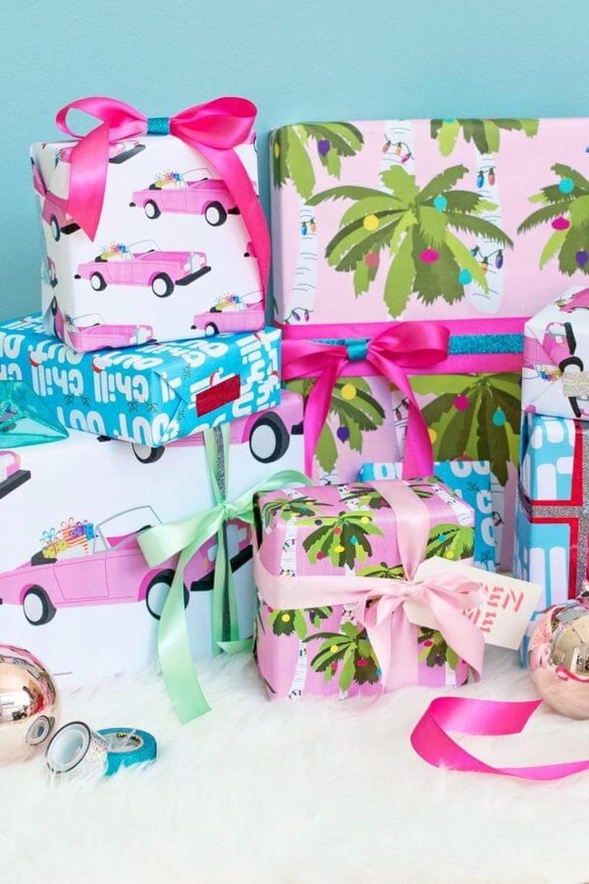 Tropical Prints For Gift Wrap