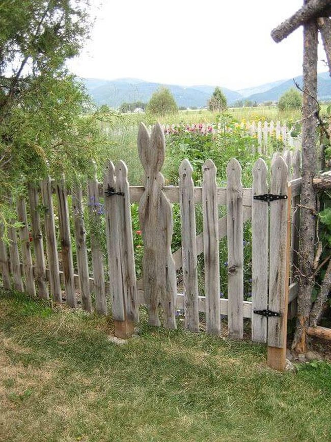 Wooden Rabbit Gate Entrance