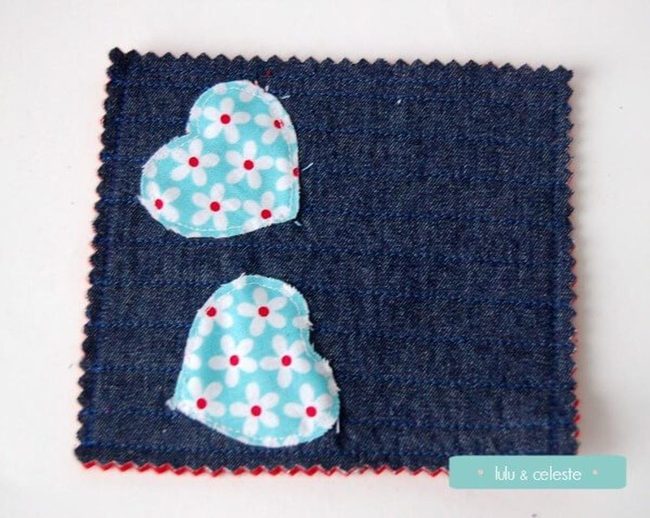Two Hearts, Denim Blue