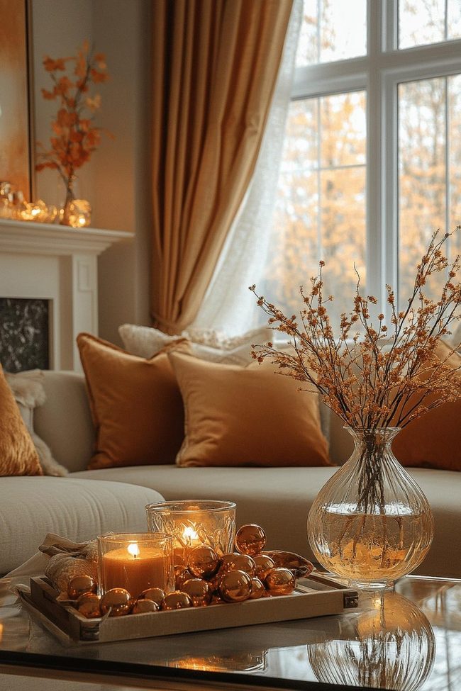 Golden Autumn Illumination Fixtures