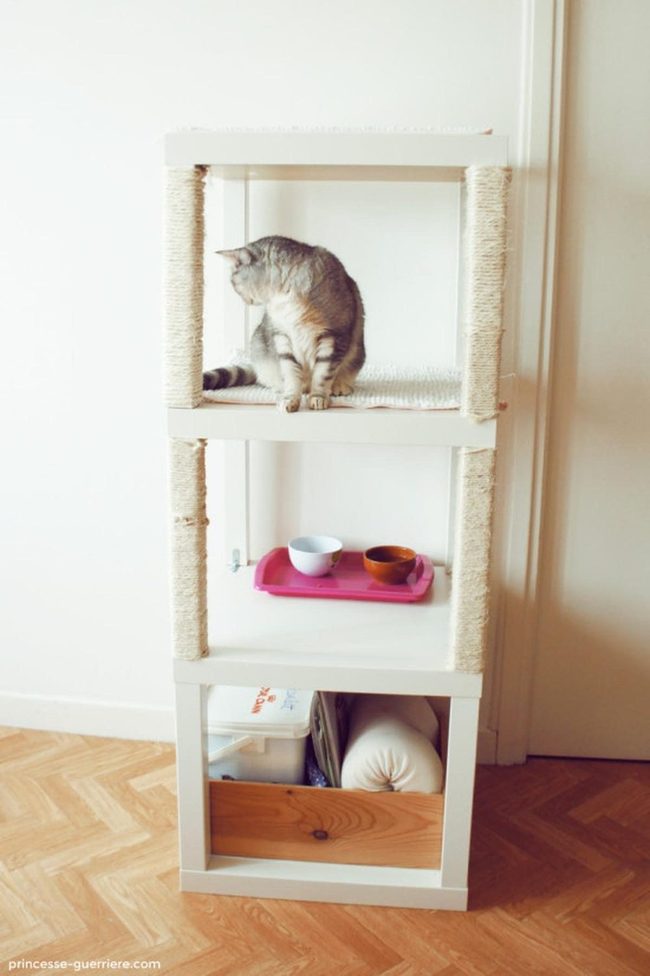 Pink Accented Cat Tower