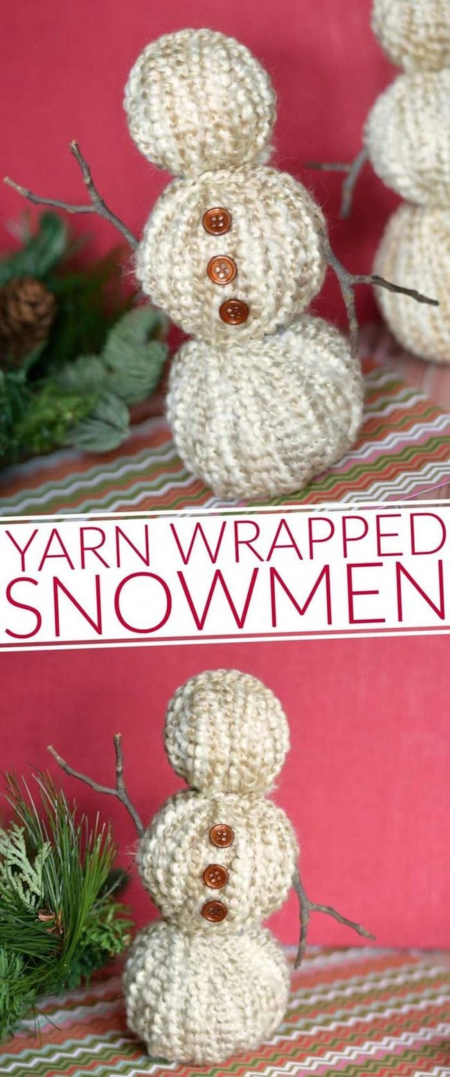 Plastic Bag Snowman Crafts