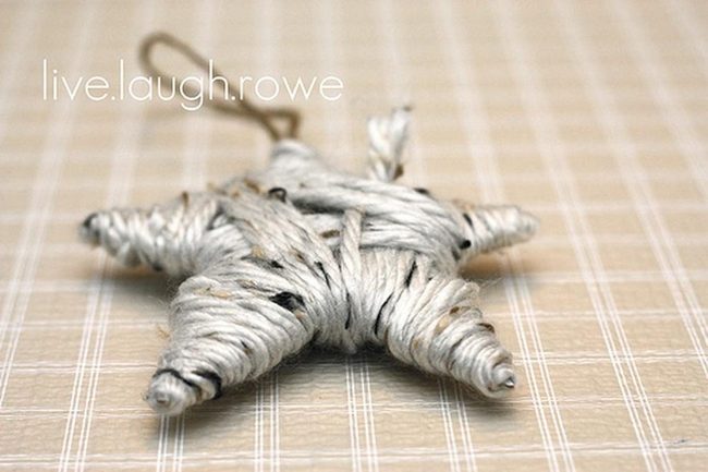 Wrapped Twine Stars Natural Neutrals