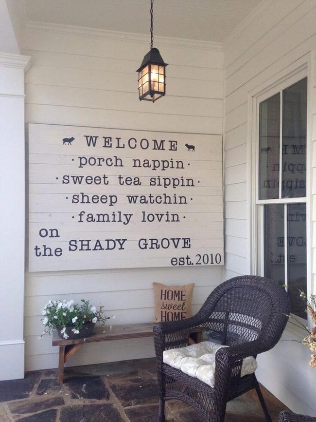 Distressed Wood Signs Speak Honestly