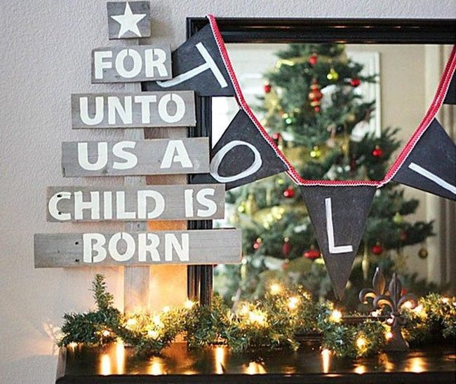 Wooden Pallet Christmas Tree Diy