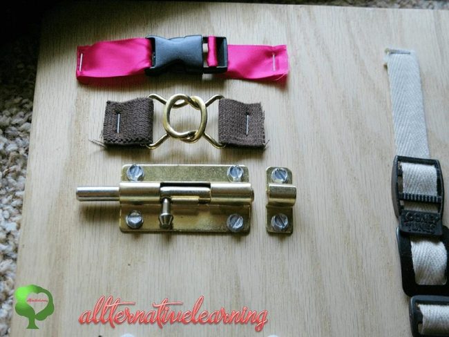 Brass Rings Pink Accents Wood