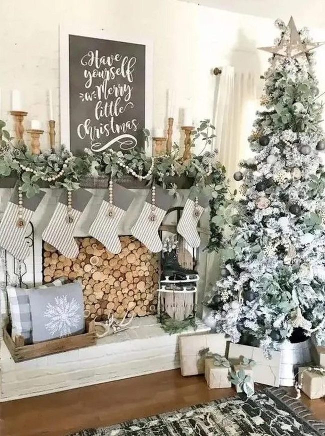 White And Green Festive Tree