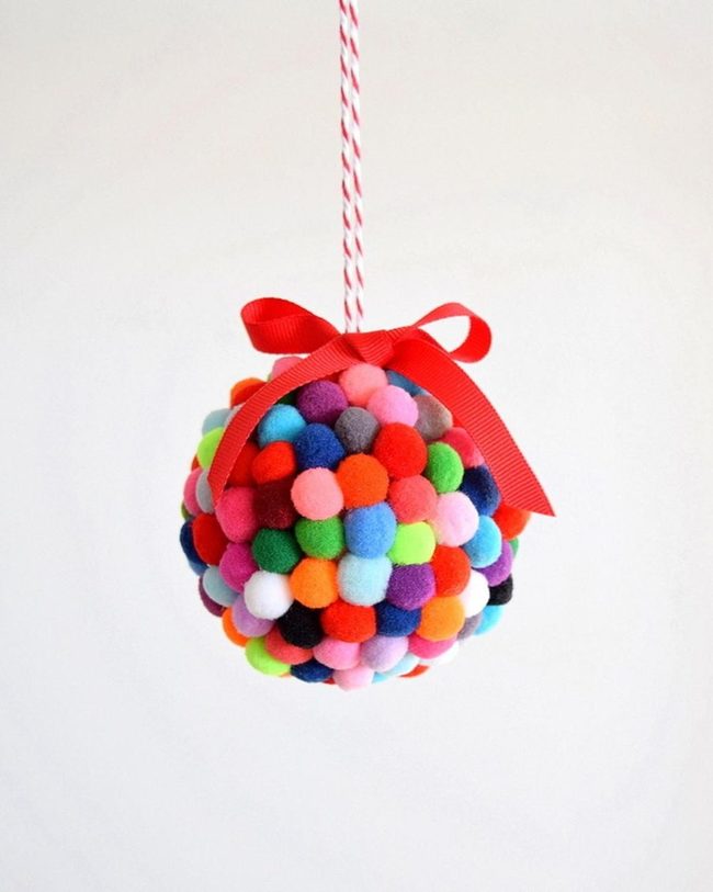 Colorful Pom-Pom Clusters