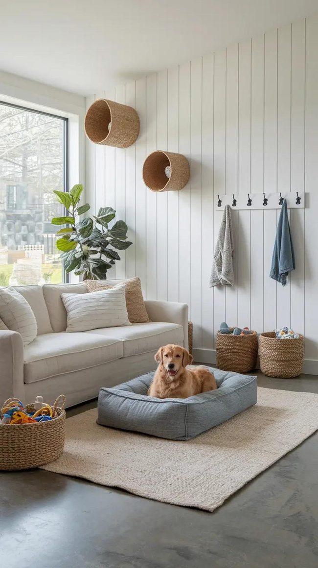 Grey Concrete Floors For Active Families