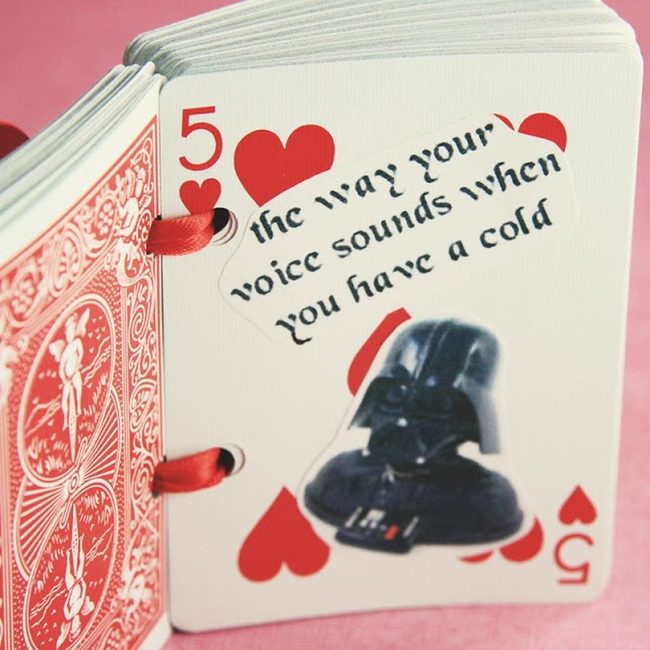 Darth Vader Pink Playing Cards