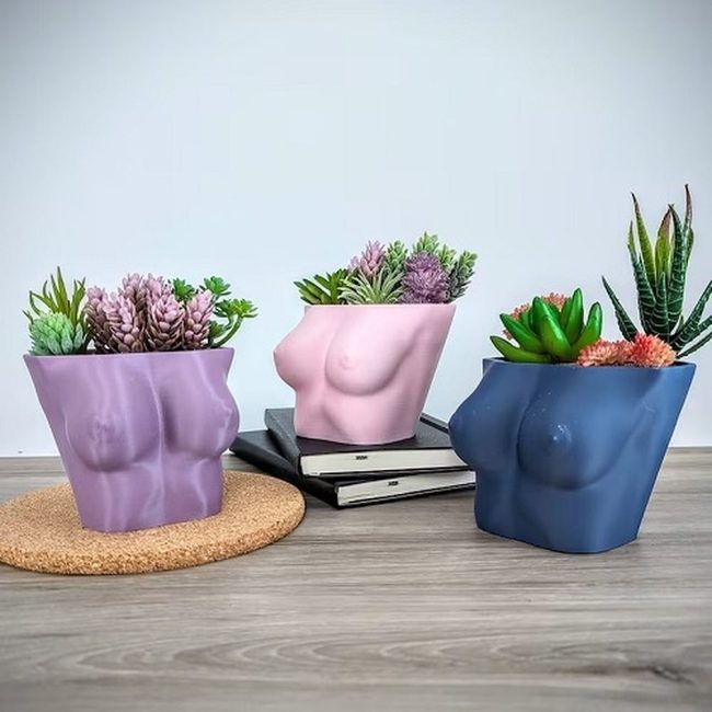 Ceramic Torso Plant Holders
