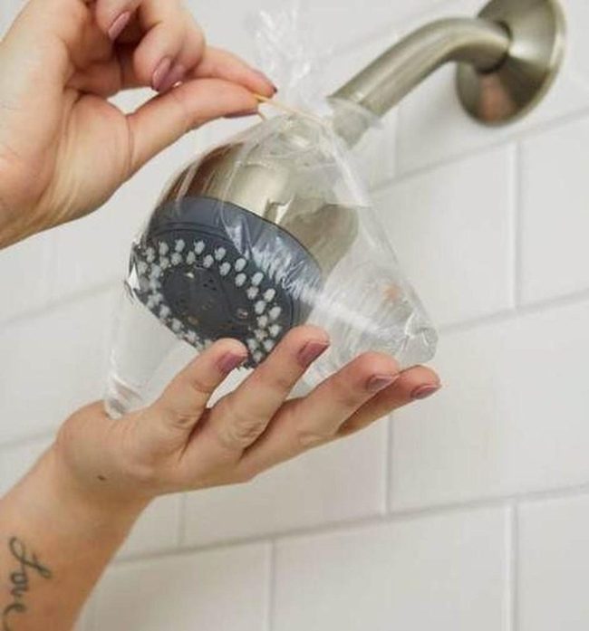 Vinegar Dissolves Hard Water Stains