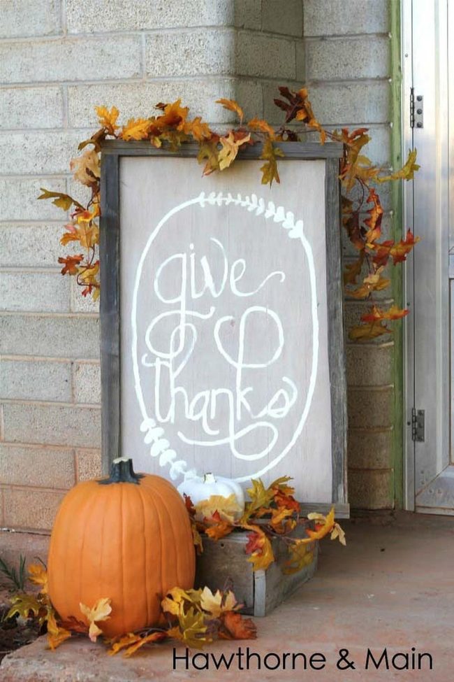 Hand-Painted Letters Autumn Welcome
