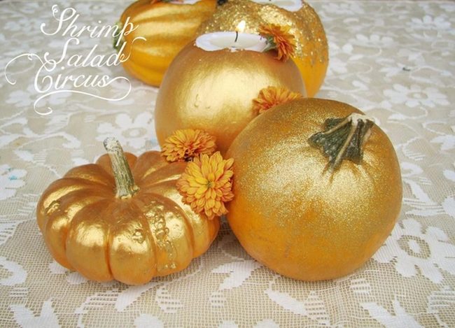 Golden Sparkle Harvest Table