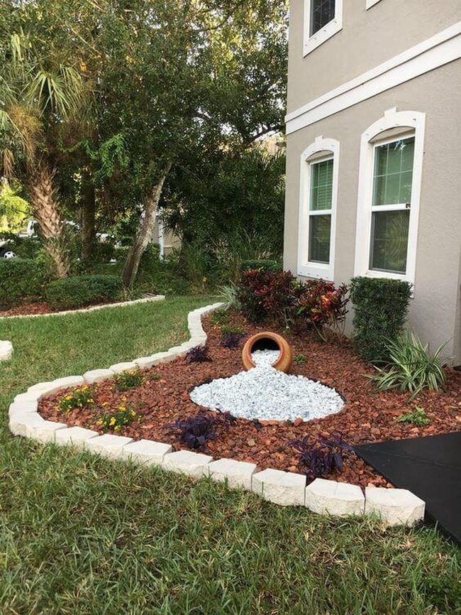 Toppled Terracotta Spills White Stones