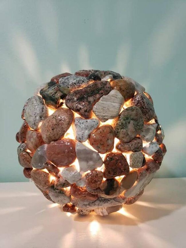 Stone Sphere Lantern