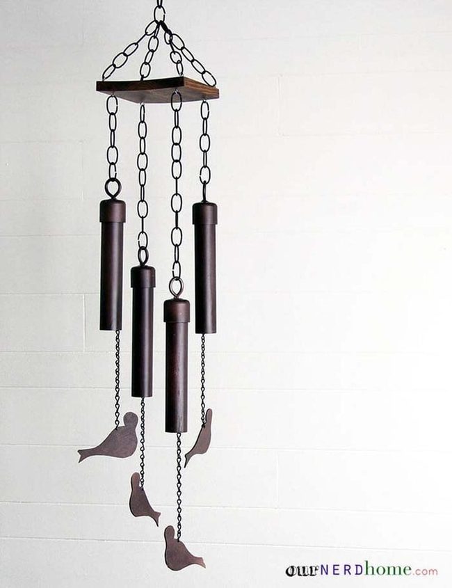 Bamboo Tubes With Reclaimed Wood