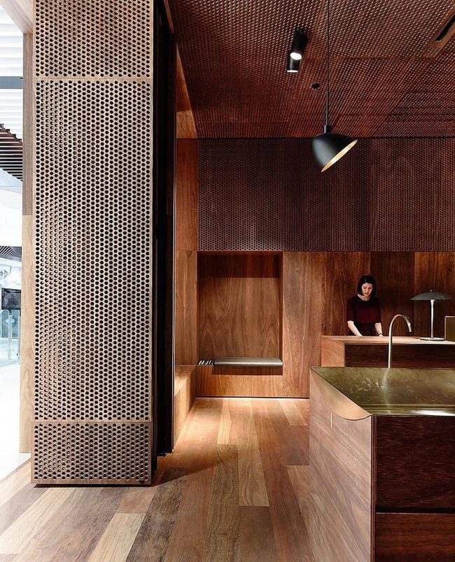 Brass Countertop Kitchen Wood Sanctuary