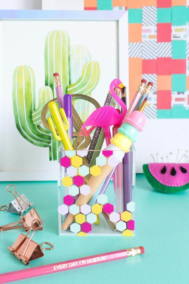 Bright Patterns Energize Workspace Style