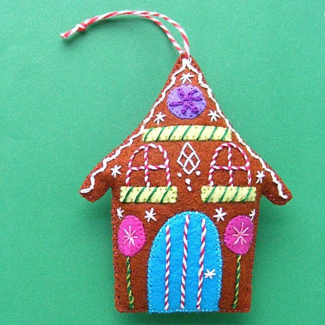 Blue Door Felt House Craft