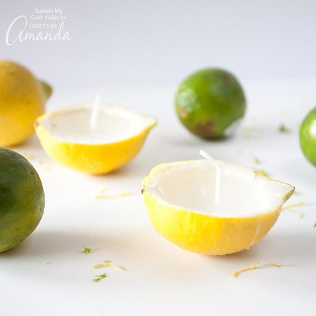 Glowing Lemon Wax Vessels