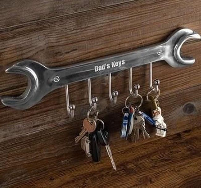 Polished Metal Wrenches Wall Art